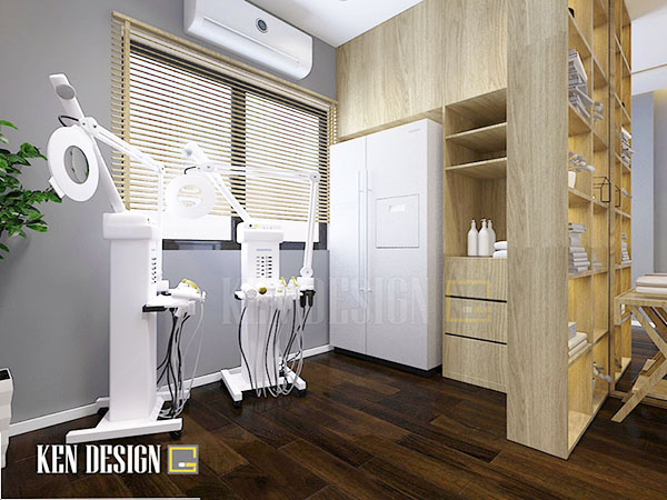 mẫu thiết kế spa nhỏ 